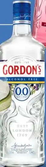 Gall & Gall Gordon’s Gin Alcoholvrij 70CL aanbieding