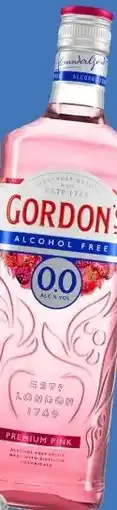 Gall & Gall Gordon’s Pink Gin Alcoholvrij 70CL aanbieding