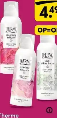 Etos Therme bodylotion mousse aanbieding