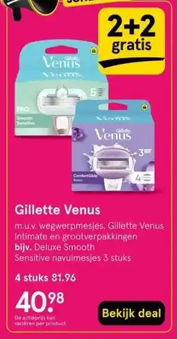 Etos Gillette Venus aanbieding