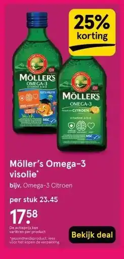 Etos Möller's Omega-3 visolie aanbieding