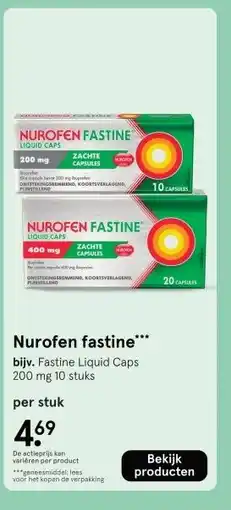 Etos Nurofen fastine aanbieding