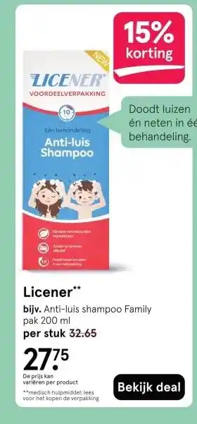 Etos Licener aanbieding
