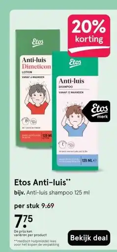 Etos Etos Anti-luis aanbieding