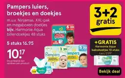 Etos Pampers luiers, broekjes en doekjes aanbieding