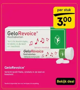 Etos GeloRevoice aanbieding