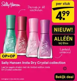 Etos Sally Hansen Insta Dry Crystal collection aanbieding
