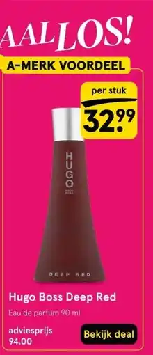 Etos Hugo Boss Deep Red aanbieding