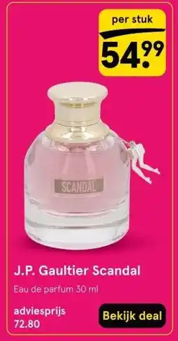Etos J.P. Gaultier Scandal aanbieding