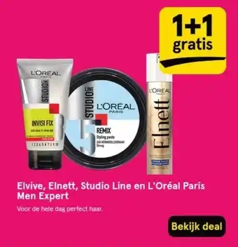 Etos Elvive, Elnett, Studio Line en L'Oréal Paris Men Expert aanbieding