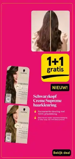 Etos Schwarzkopf Creme Supreme haarkleuring aanbieding