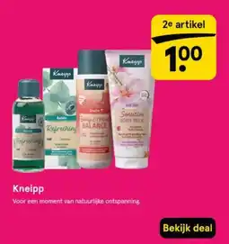 Etos Kneipp aanbieding