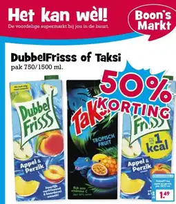 Boon`s Markt DubbelFrisss of Taksi aanbieding