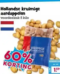 Boon`s Markt Hollandse kruimige aardappelen aanbieding