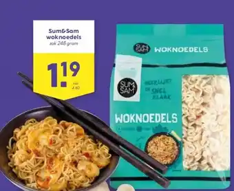 Boon`s Markt Sum&Sam woknoedels aanbieding