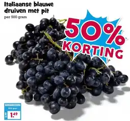 Boon`s Markt Italiaanse blauwe druiven met pit aanbieding