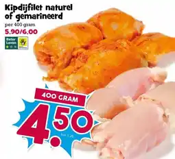 Boon`s Markt Kipdijfilet naturel of gemarineerd aanbieding