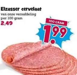 Boon`s Markt Elzasser cervelaat aanbieding