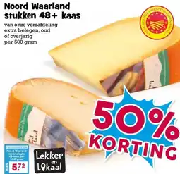 Boon`s Markt Noord Waarland stukken 48+ kaas aanbieding