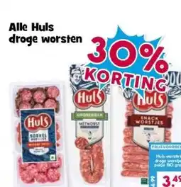 Boon`s Markt Alle Huls droge worsten aanbieding