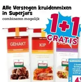 Boon`s Markt Alle Verstegen kruidenmixen in Superjars aanbieding