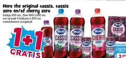 Boon`s Markt Hero the original cassis, cassis zero en/of cherry zero aanbieding