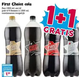 Boon`s Markt First Choice cola aanbieding