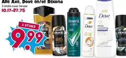 Boon`s Markt Alle Axe, Dove en/of Rexona aanbieding
