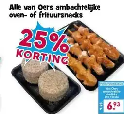 Boon`s Markt Alle van Oers ambachtelijke oven- of frituursnacks aanbieding
