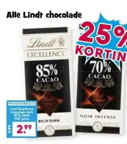 Boon`s Markt Alle Lindt chocolade aanbieding