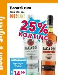 Boon`s Markt Bacardi rum aanbieding