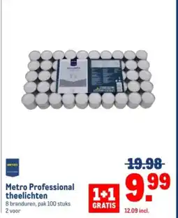 Makro Metro Professional theelichten aanbieding