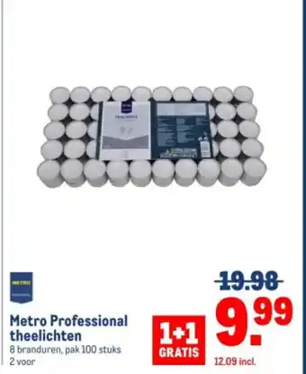 Makro Metro Professional theelichten aanbieding