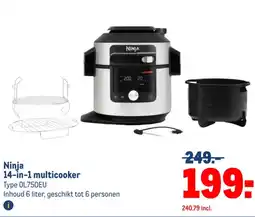 Makro Ninja 14-in-1 multicooker aanbieding