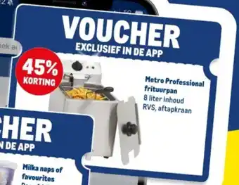 Makro Metro Professional frituurpan aanbieding