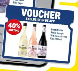 Makro Copa Divisia Rioja, Spanje Wit, rosé of rood aanbieding