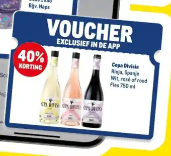 Makro Copa Divisia Rioja, Spanje Wit, rosé of rood aanbieding
