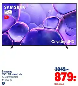Makro Samsung 85" LCD smart-tv aanbieding