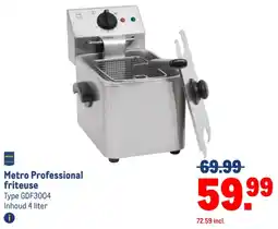 Makro Metro Professional friteuse aanbieding