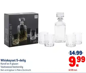 Makro Whiskeyset 5-delig aanbieding