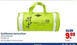 Makro Hoofdkussen memoryfoam aanbieding