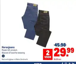 Makro Herenjeans aanbieding