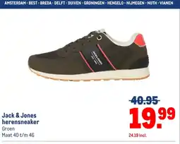 Makro Jack & Jones herensneaker aanbieding