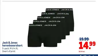Makro Jack & Jones herenboxershort aanbieding