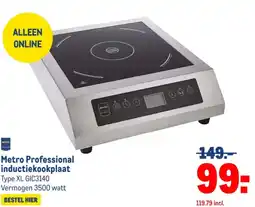 Makro Metro Professional inductiekookplaat aanbieding