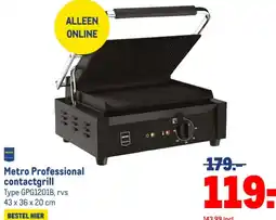 Makro Metro Professional contactgrill aanbieding