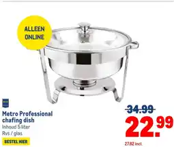 Makro Metro Professional chafing dish aanbieding