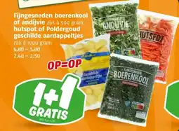 Poiesz Fijngesneden boerenkool of andijvie, hutspot of Poldergoud geschilde aardappeltjes aanbieding