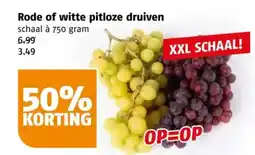 Poiesz Rode of witte pitloze druiven aanbieding