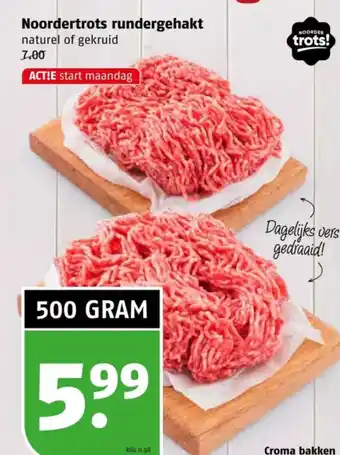 Poiesz Noordertrots rundergehakt aanbieding